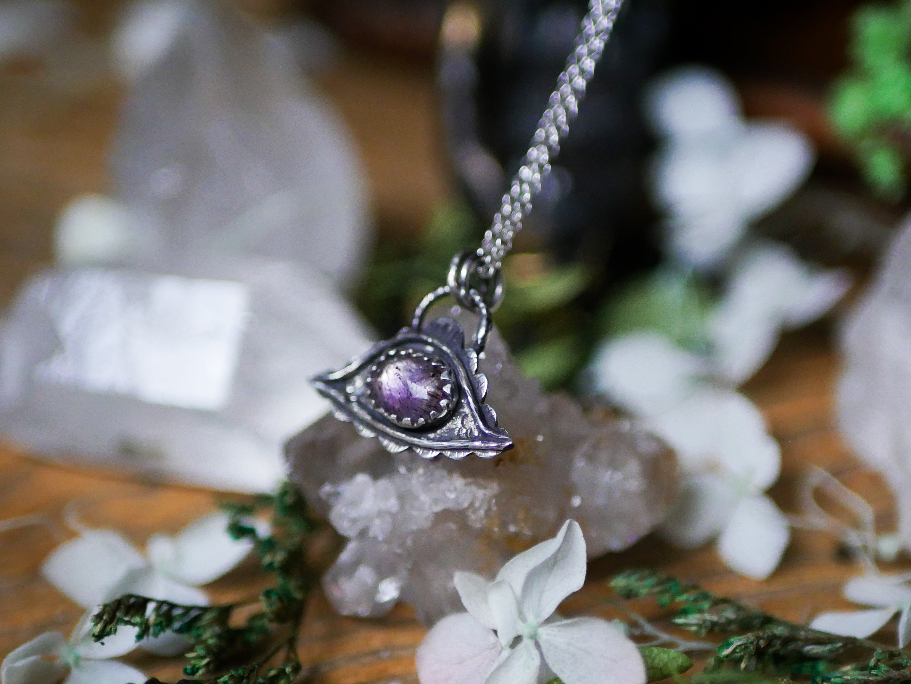 Amulette Oeil VI - Super Seven & Argent 925