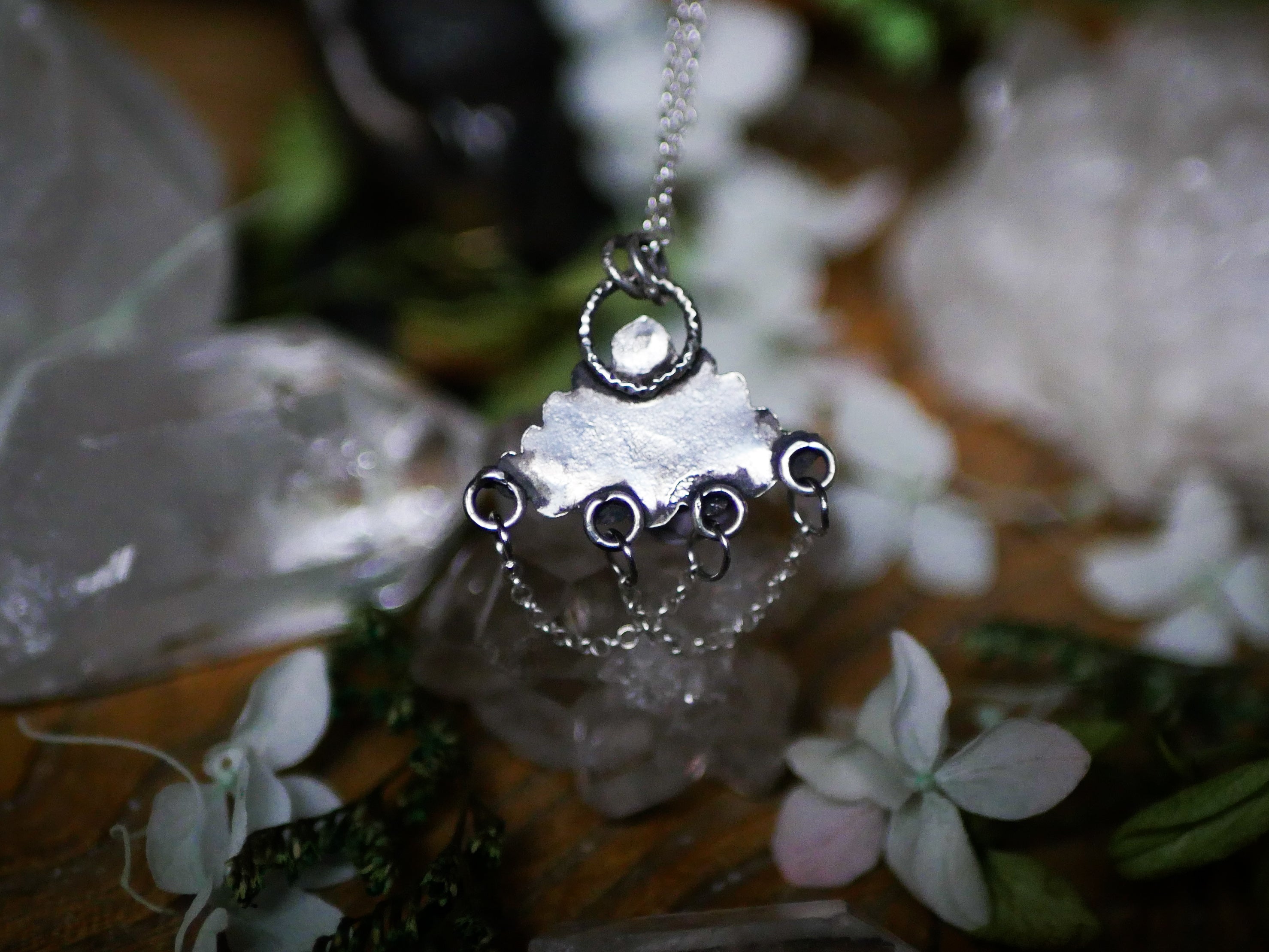 Amulette Oeil XI - Péridot & Argent 925