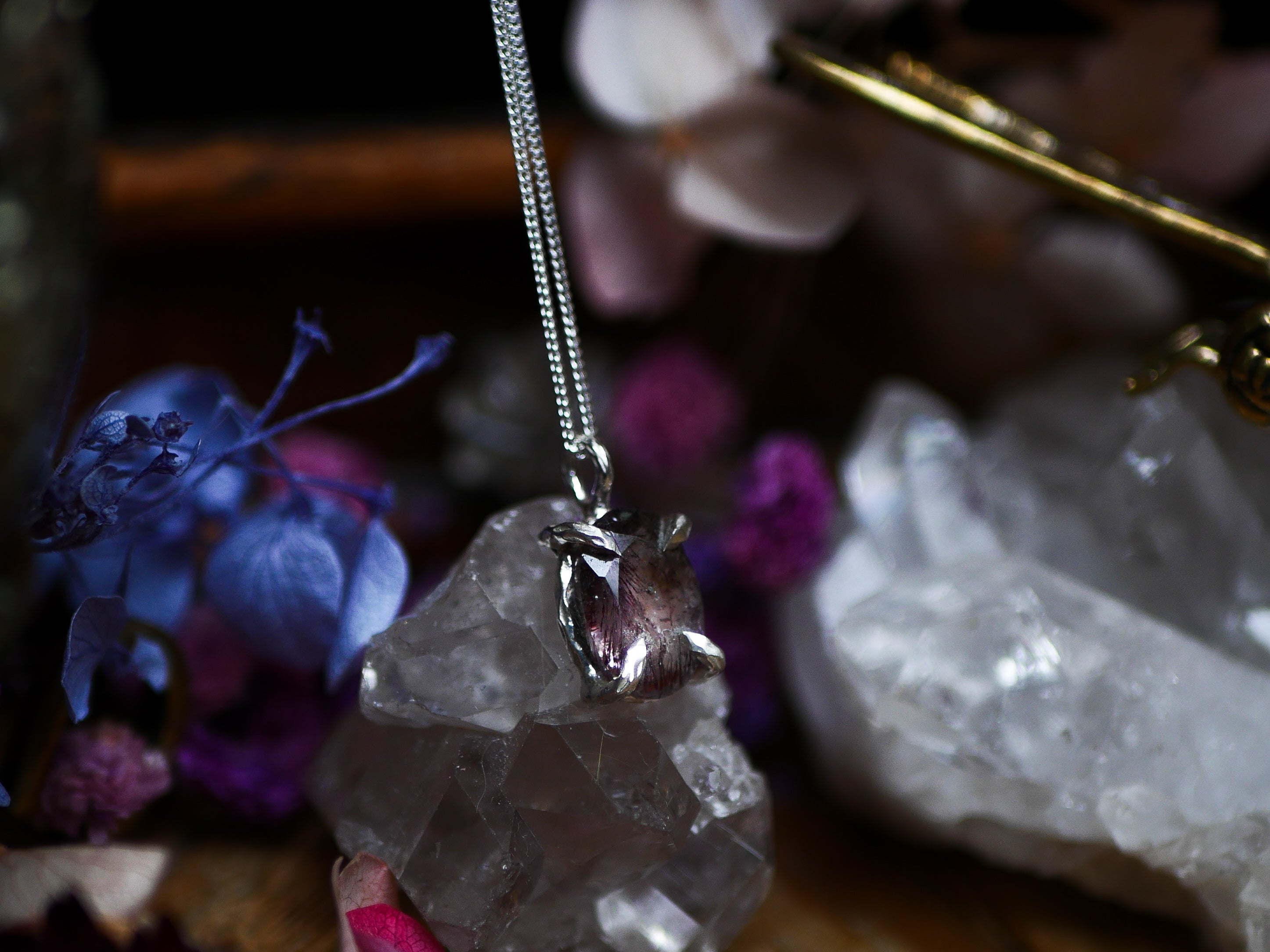 Collier "Griffe" Super Seven - Argent 925