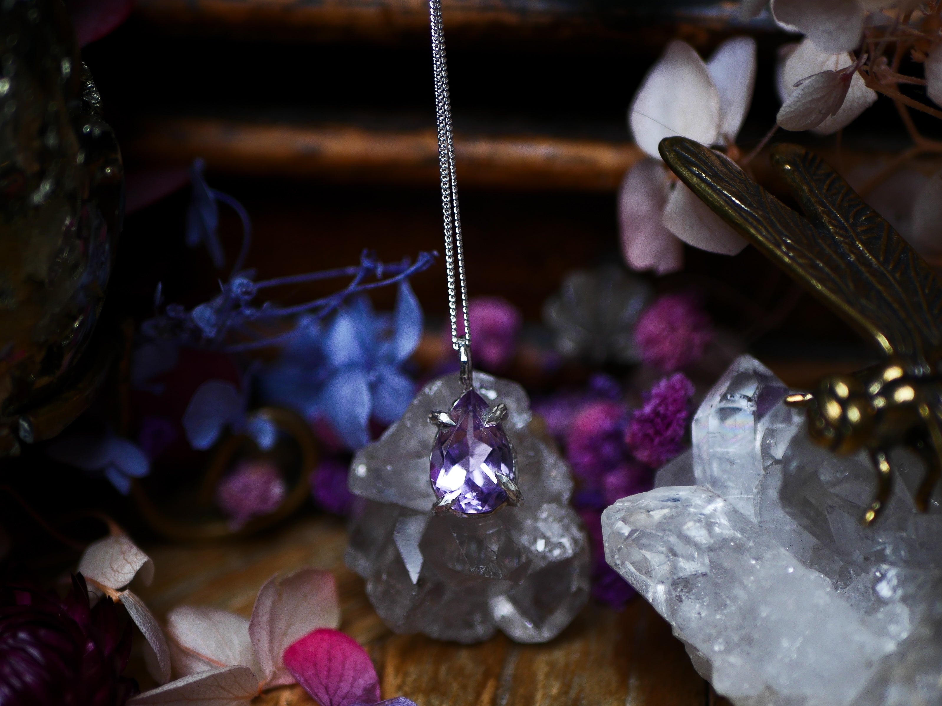 Collier "Griffe" Améthyste - Argent 925