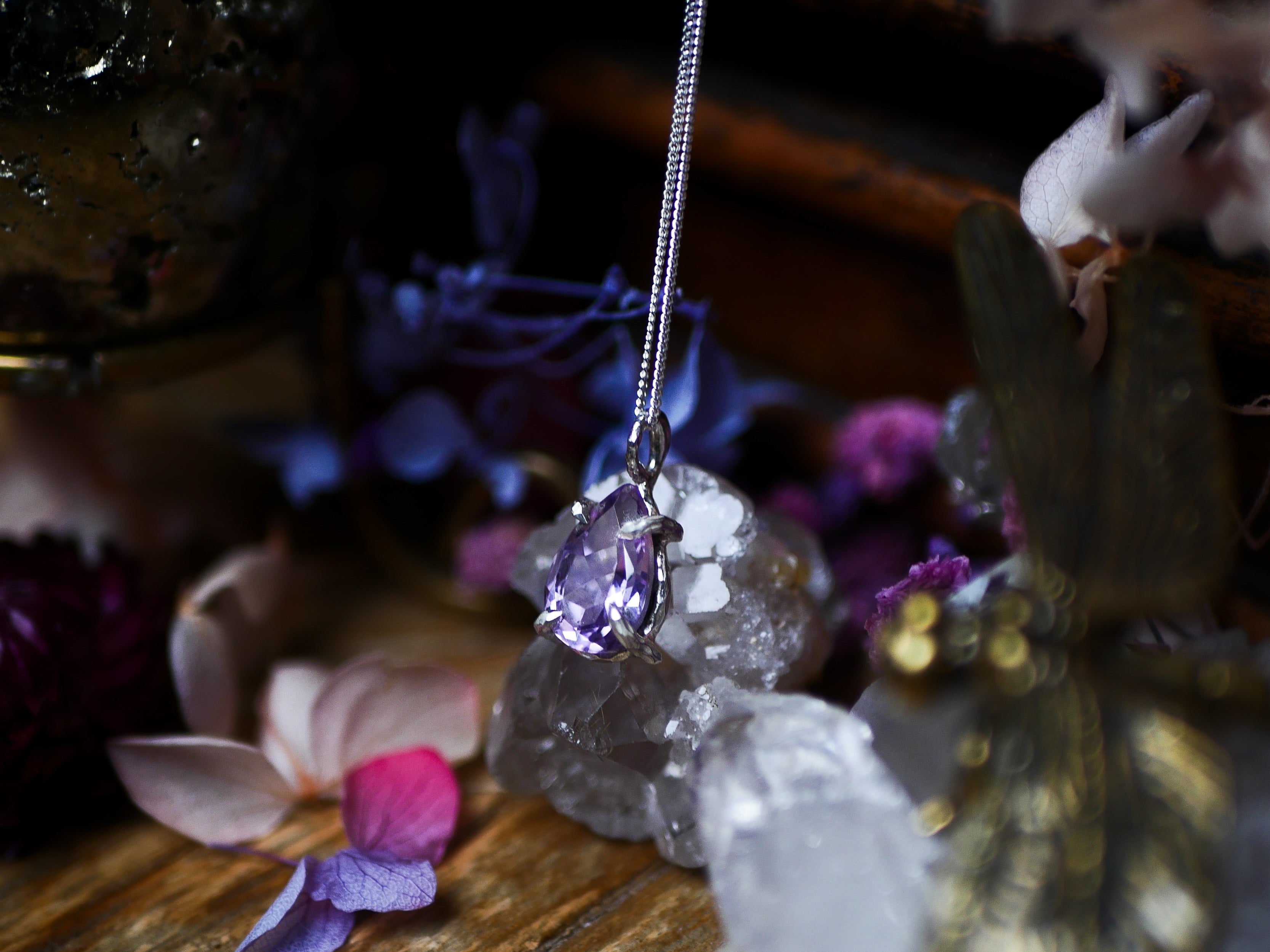 Collier "Griffe" Améthyste - Argent 925