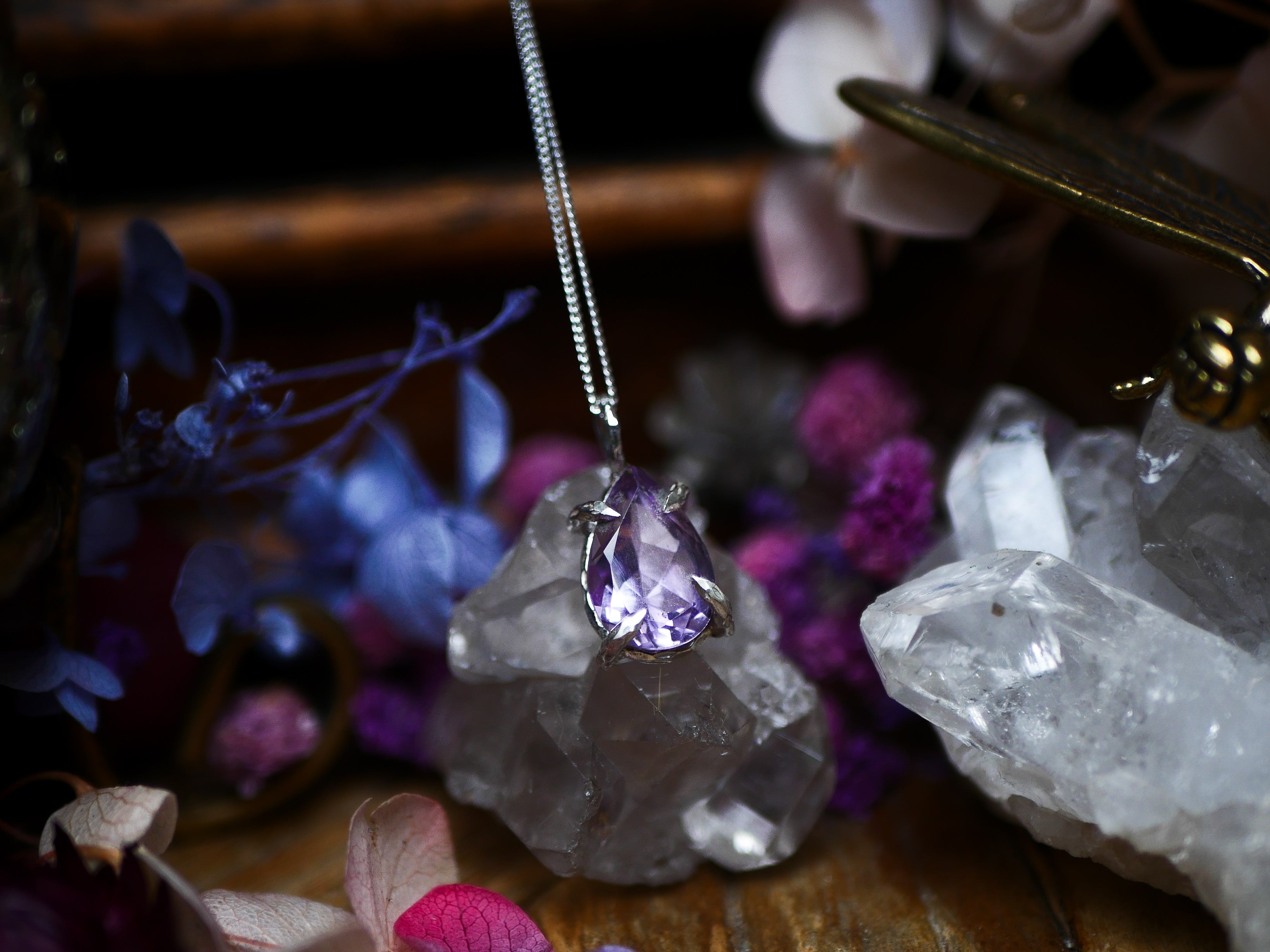 Collier "Griffe" Améthyste - Argent 925