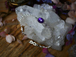 Charger l&#39;image dans la galerie, RÉSERVÉ NADIA - Bracelet Améthyste - Argent 925
