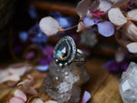 Charger l&#39;image dans la galerie, Bague réglable Labradorite II - Argent 925
