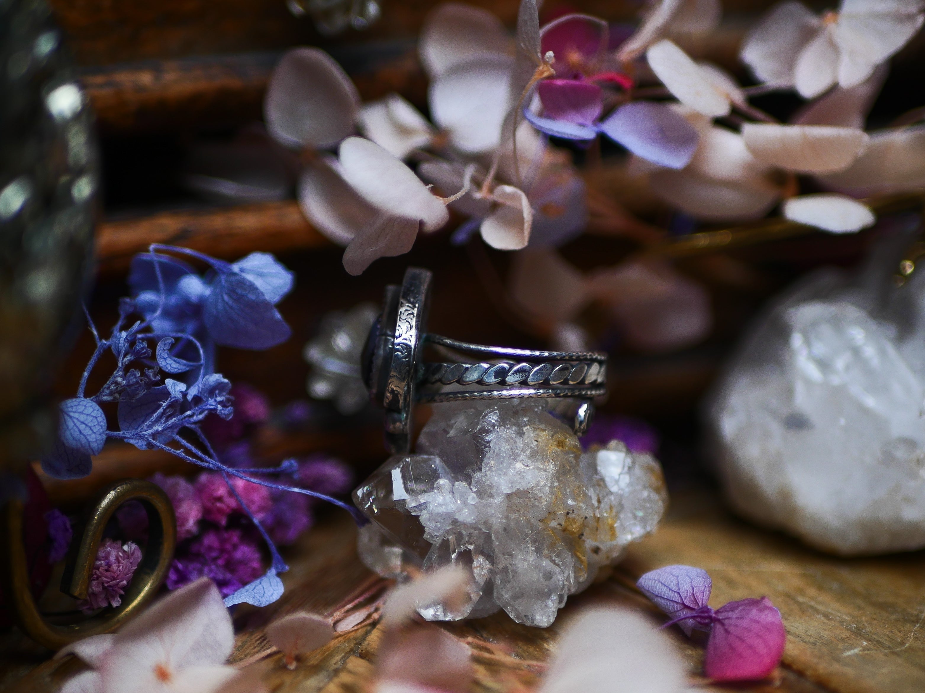 Bague réglable Labradorite II - Argent 925