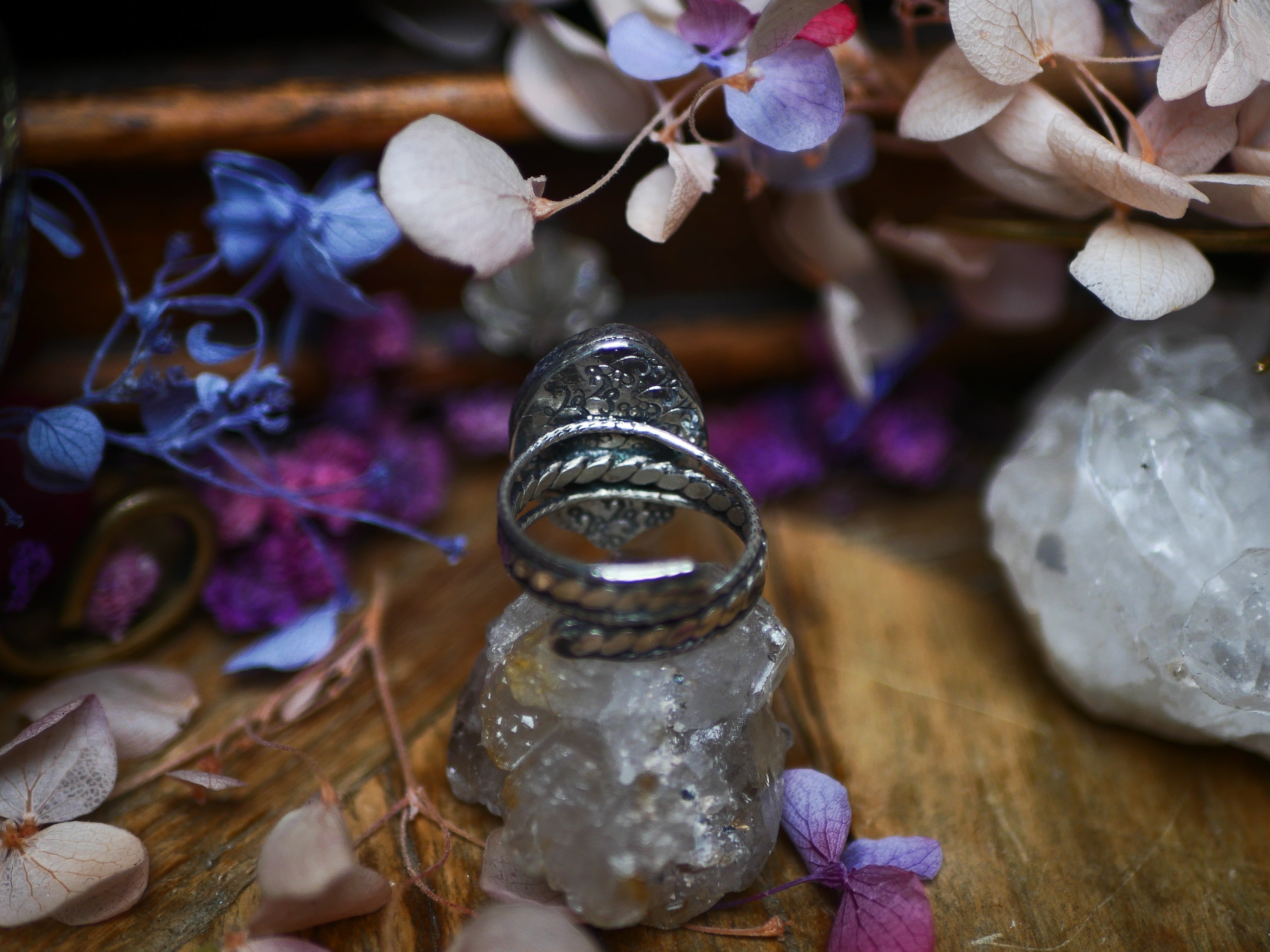 Bague réglable Labradorite II - Argent 925