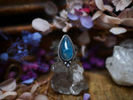 Charger l&#39;image dans la galerie, Bague réglable Kyanite bleue - Argent 925
