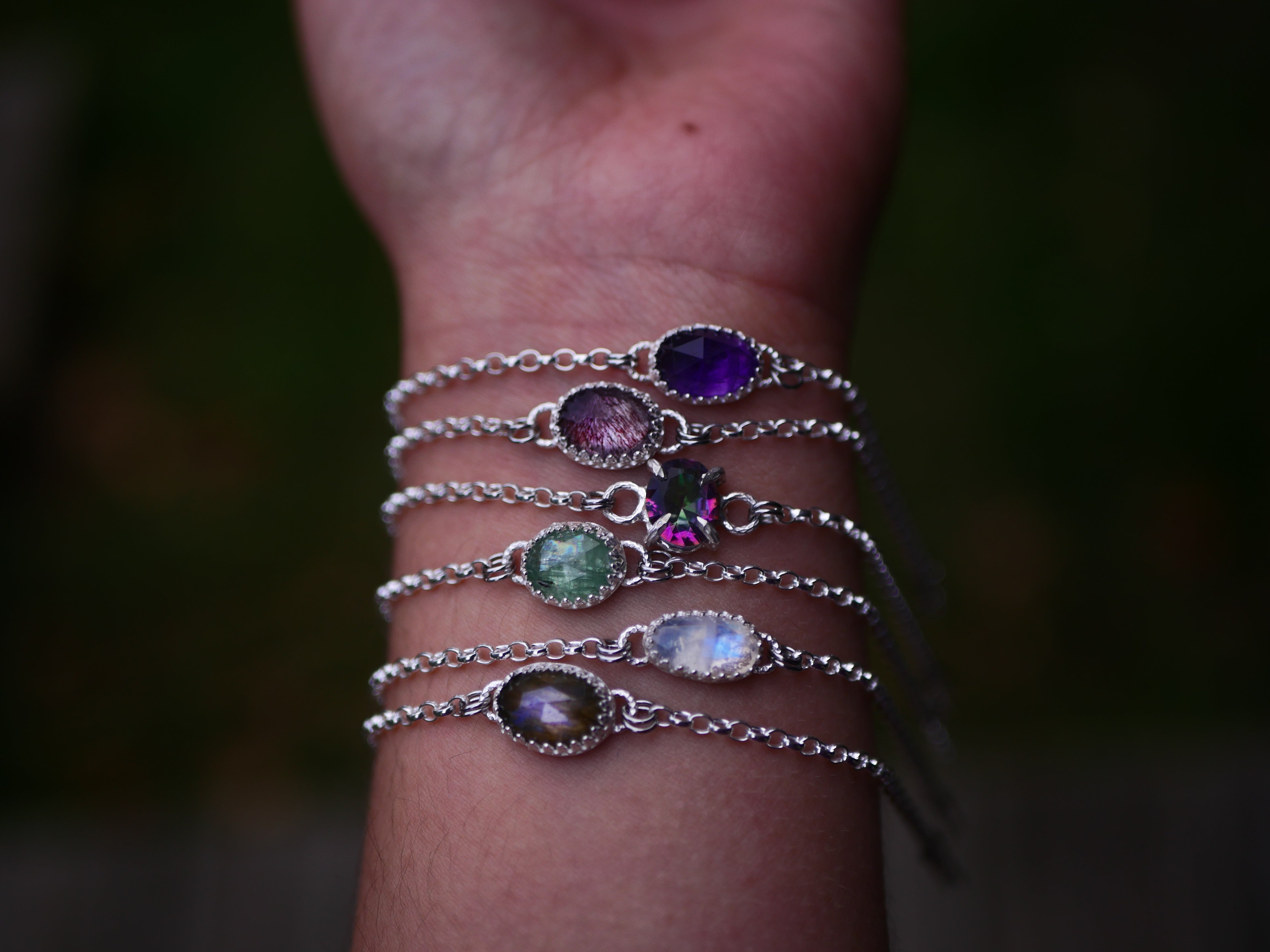 Bracelet Pierre de Lune - Argent 925