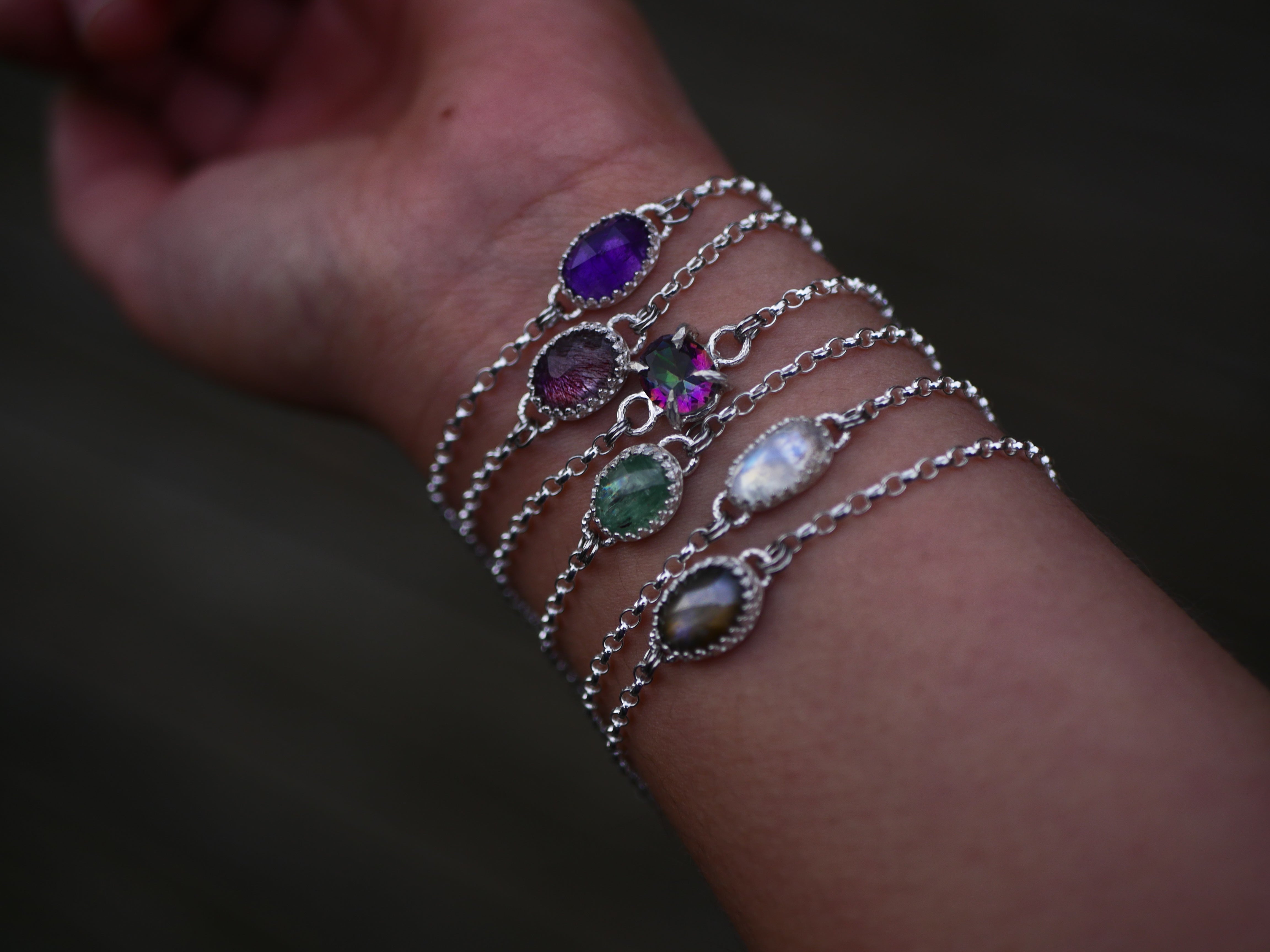 Bracelet Pierre de Lune - Argent 925