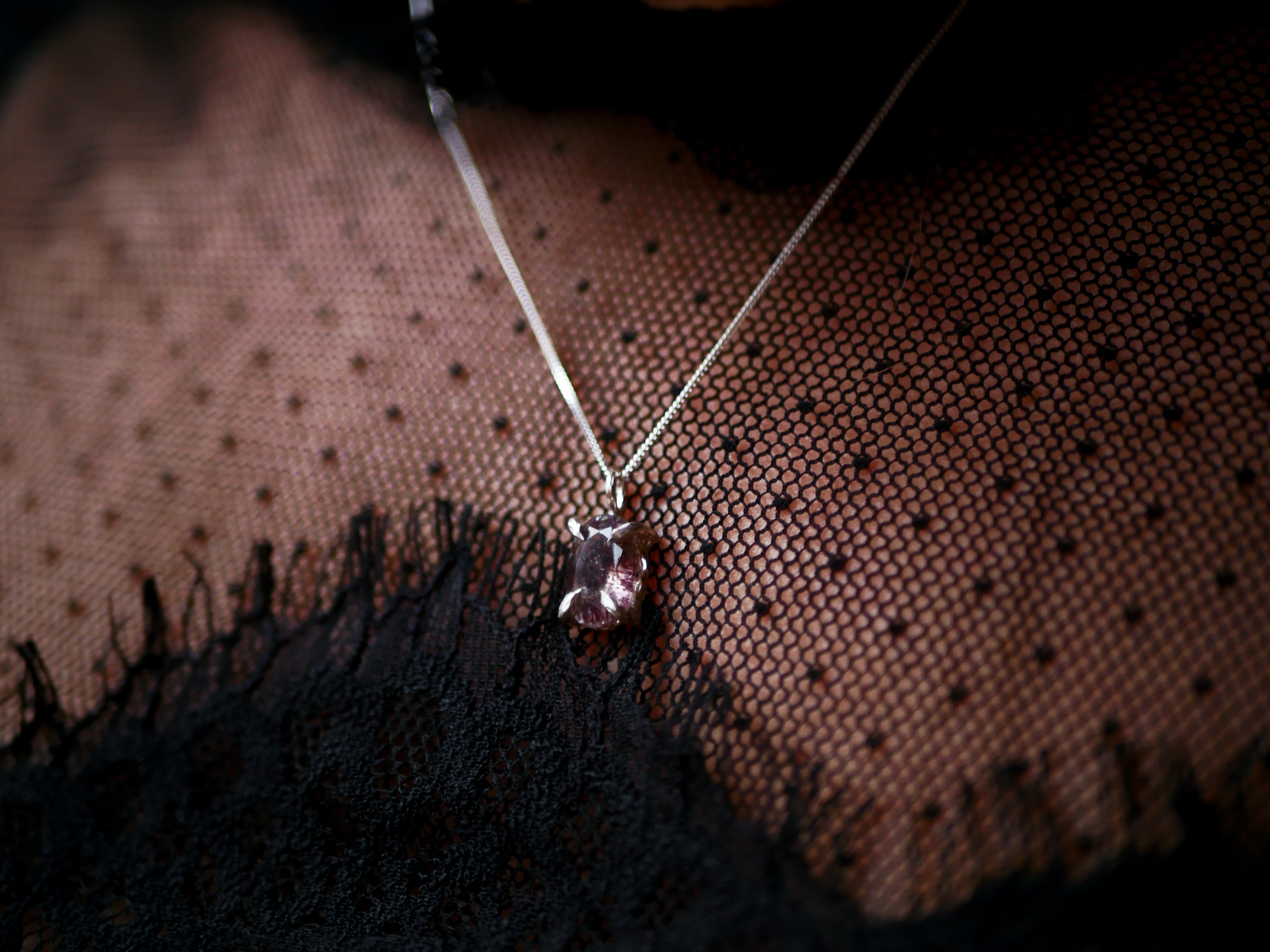 Collier "Griffe" Super Seven - Argent 925