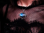Charger l&#39;image dans la galerie, Talisman réversible - Labradorite &amp; Péridot - Argent 925
