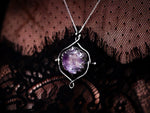 Charger l&#39;image dans la galerie, Talisman réversible - Améthyste &amp; Super Seven - Argent 925
