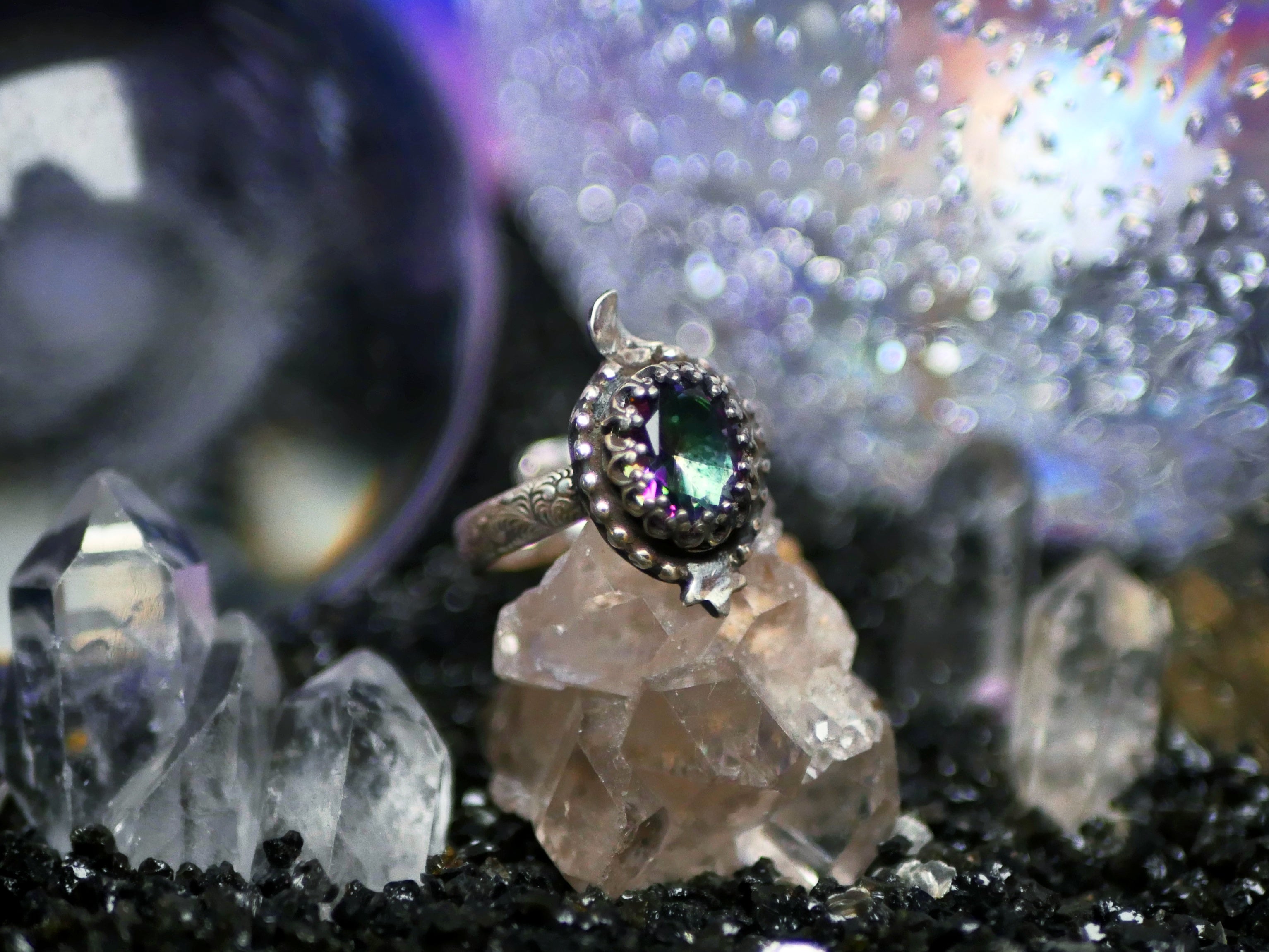 Bague Cosmique VII - Topaze Mystique - Argent 925