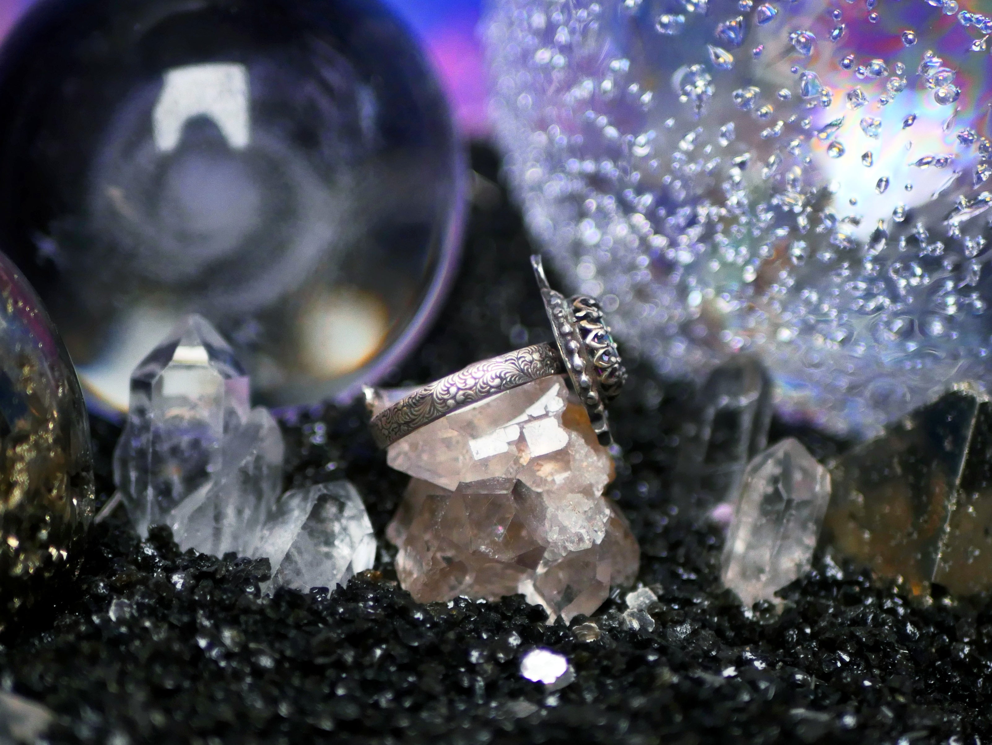 Bague Cosmique VII - Topaze Mystique - Argent 925