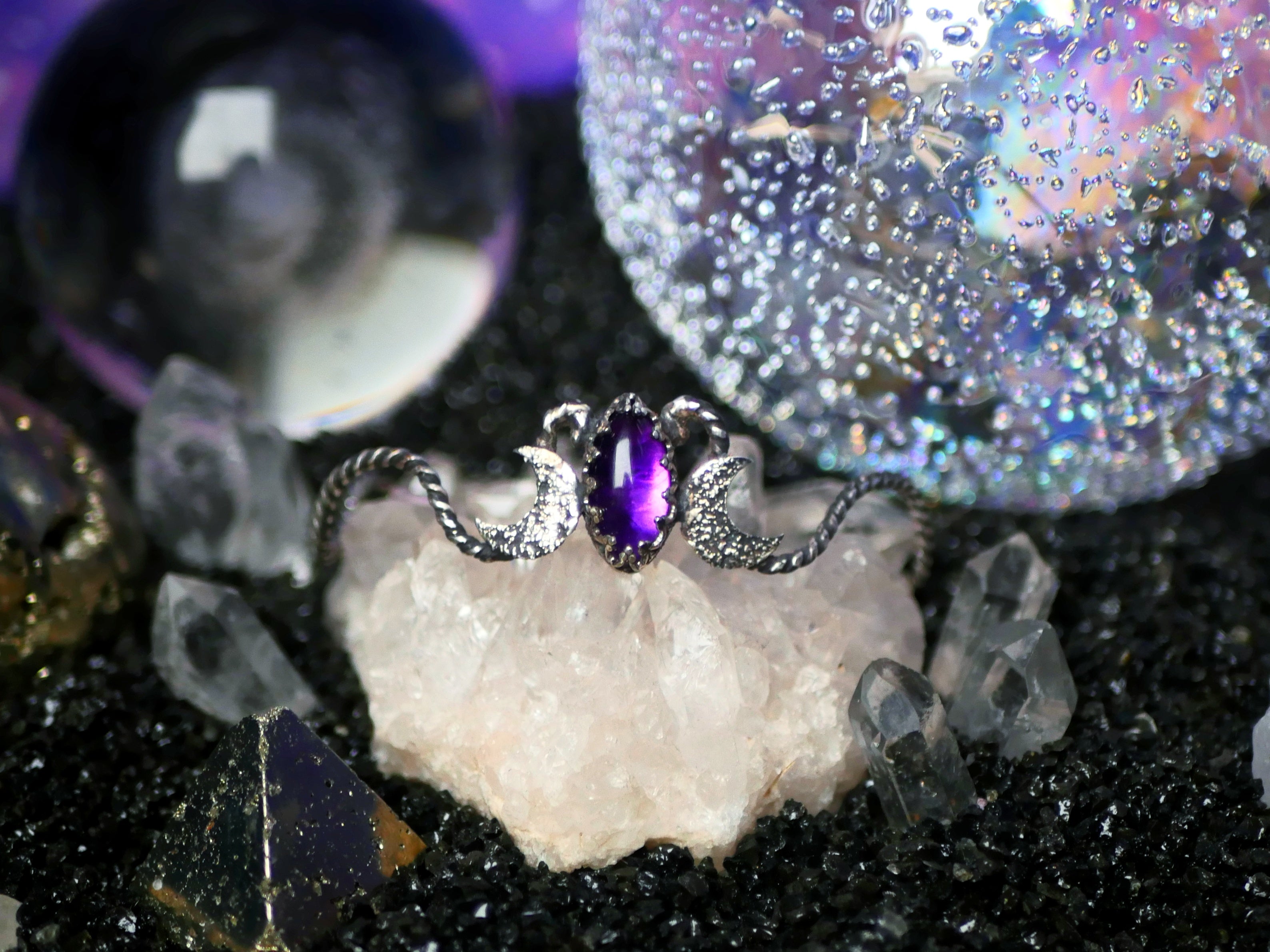 Jonc Cosmique - Améthyste - Argent 925