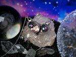 Charger l&#39;image dans la galerie, Collier Cosmique II - Super Seven &amp; Topazes mystiques - Argent 925

