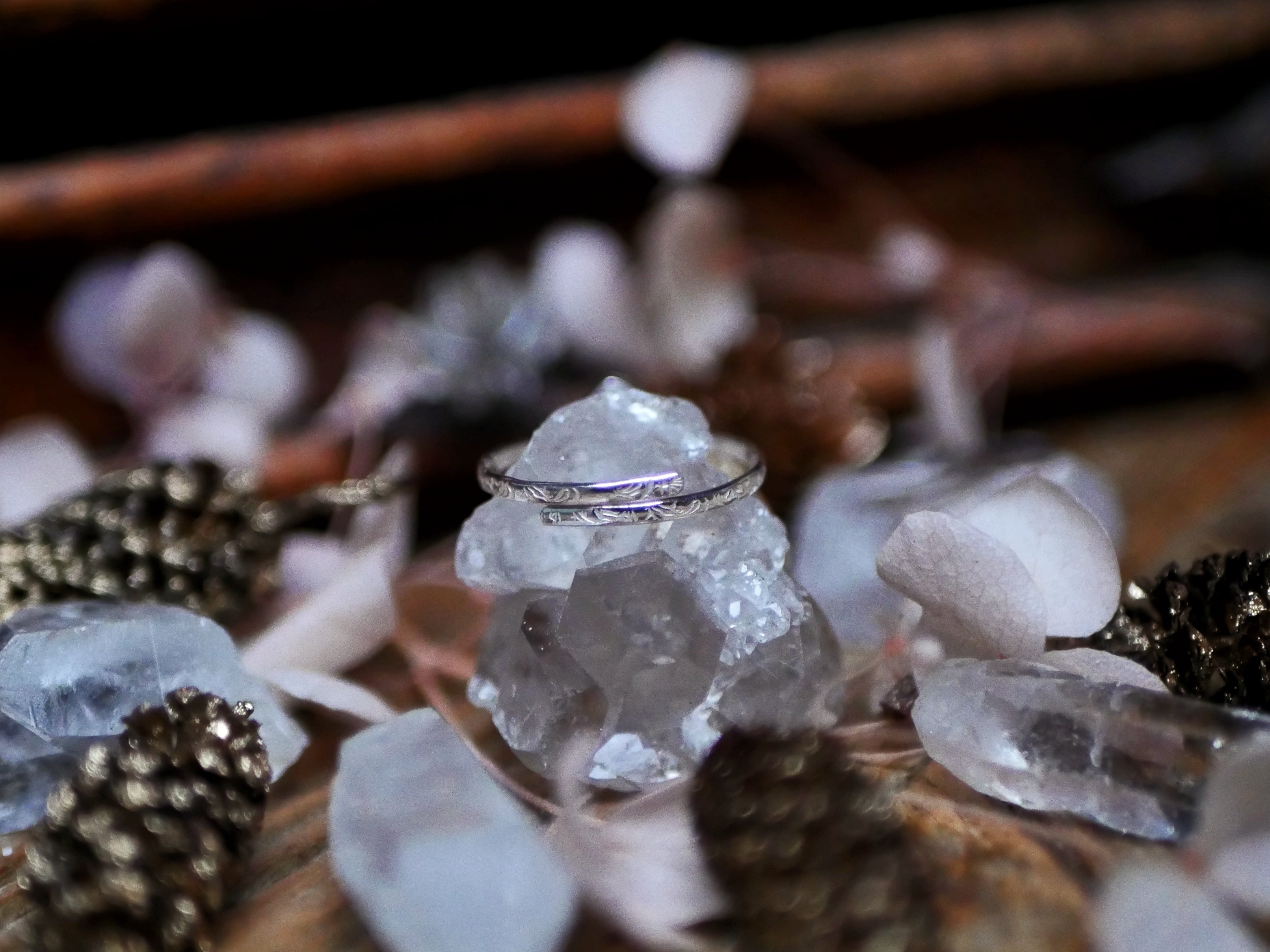 Bague fine réglable Labradorite - Argent 925