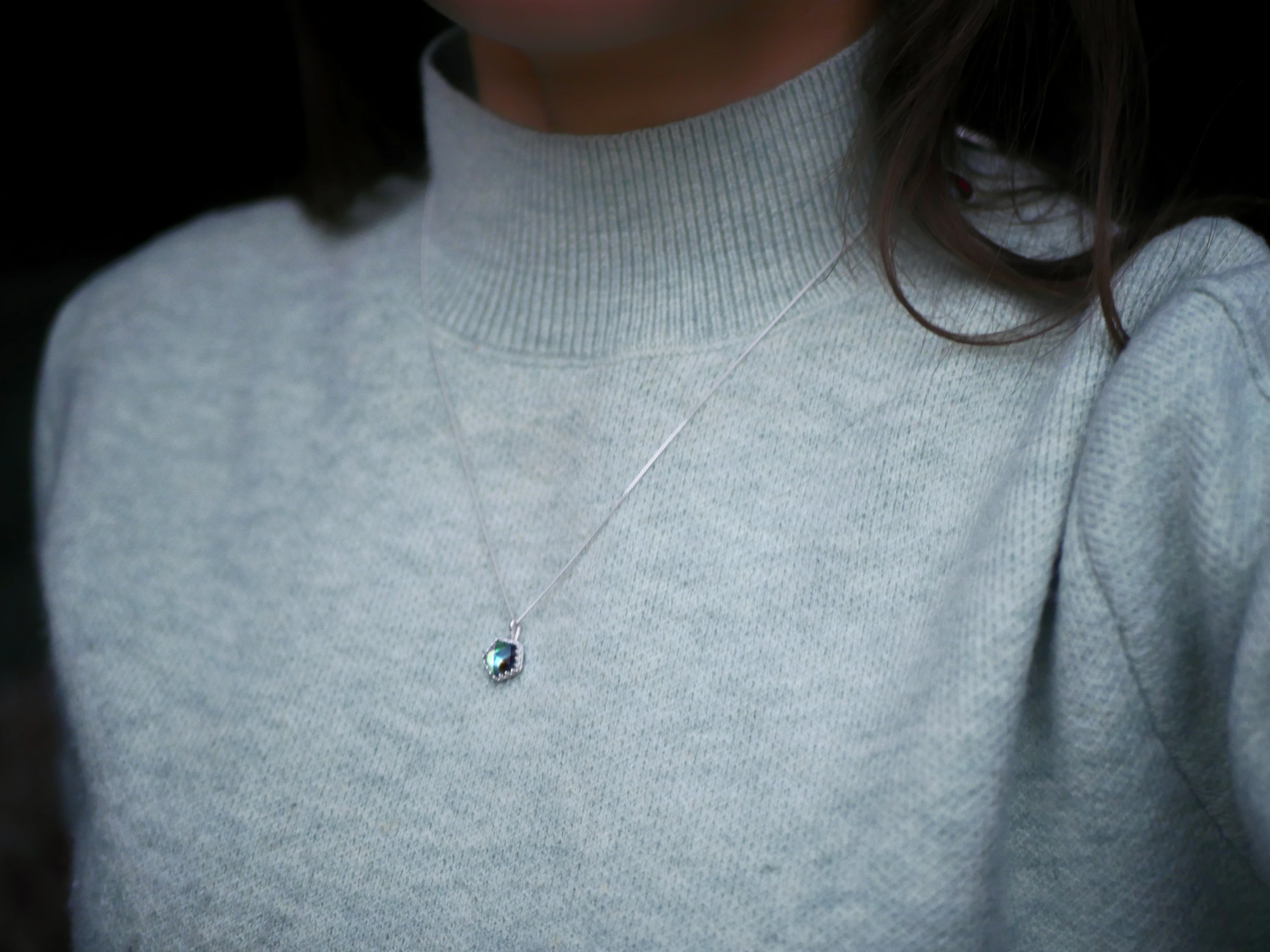 Collier "Simple" Ormeau & Quartz - Argent 925