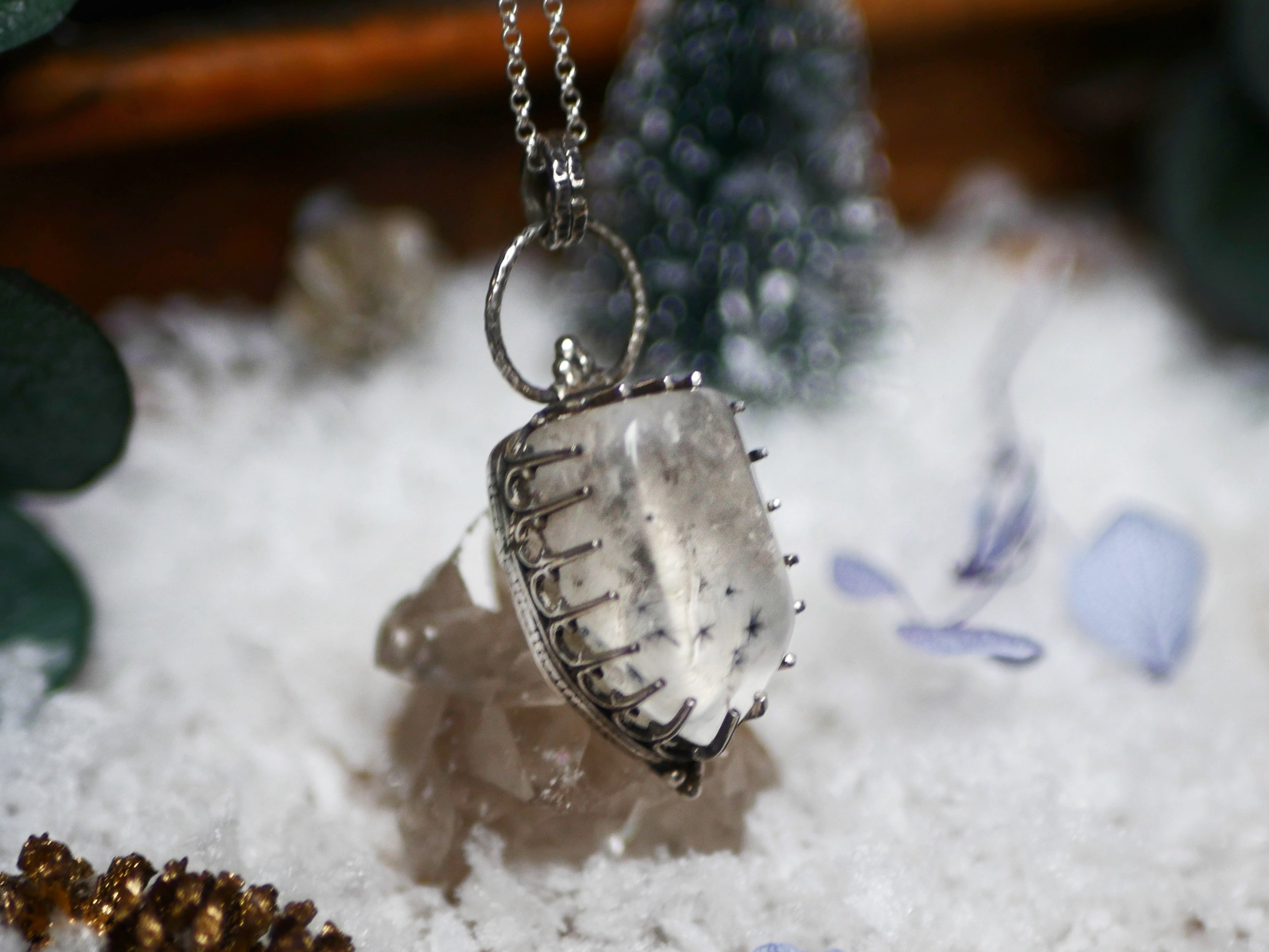 Collier Quartz Hollandite - Argent 925