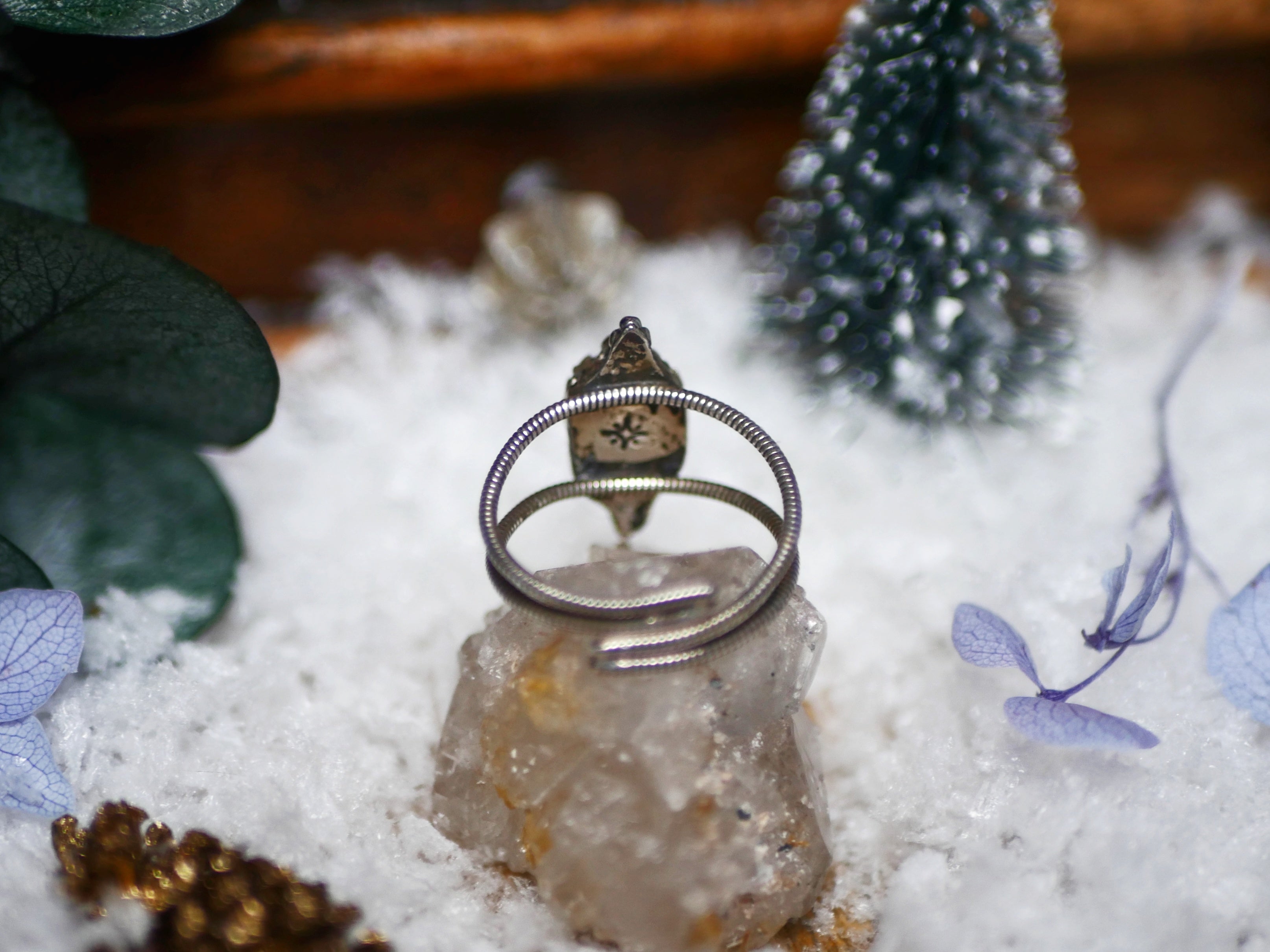 Bague Agate Dendritique I - Argent 925