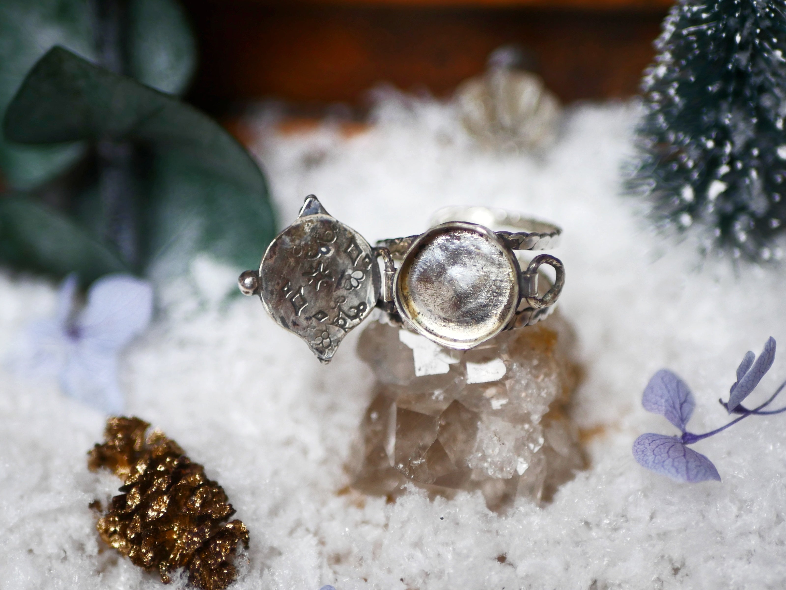 Bague Poison Agate Dendritique - Argent 925