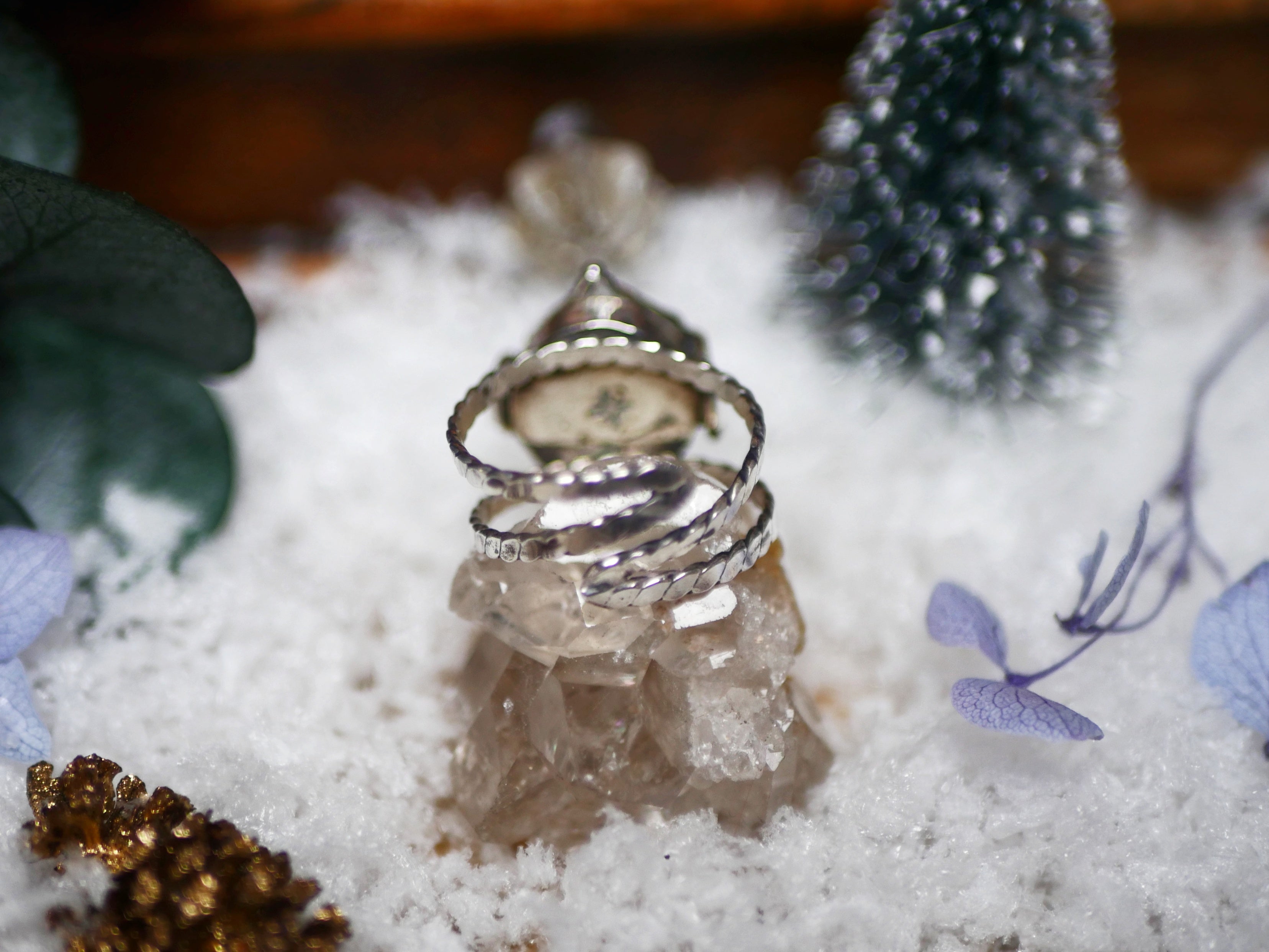 Bague Poison Agate Dendritique - Argent 925