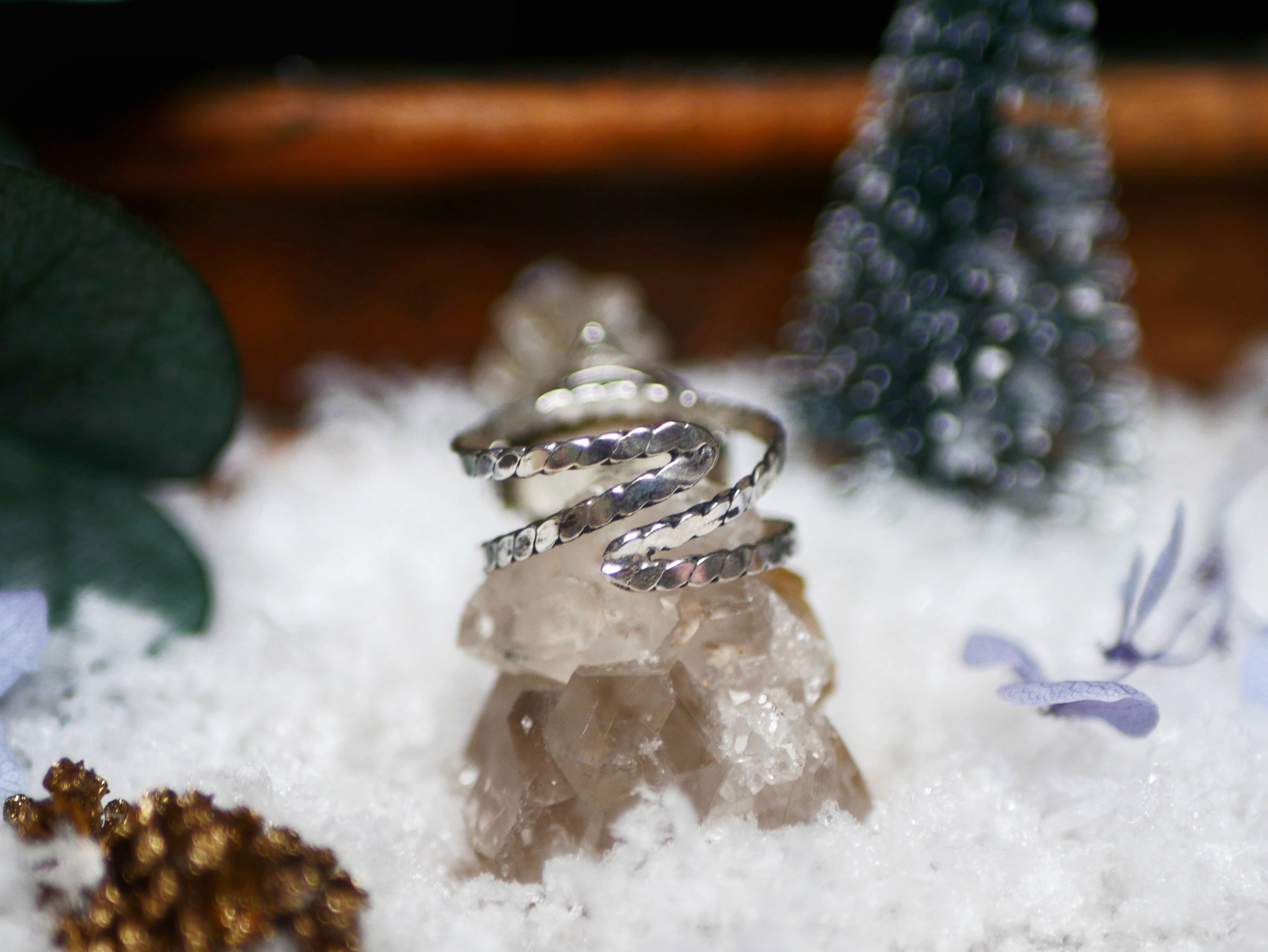 Bague Poison Agate Dendritique - Argent 925