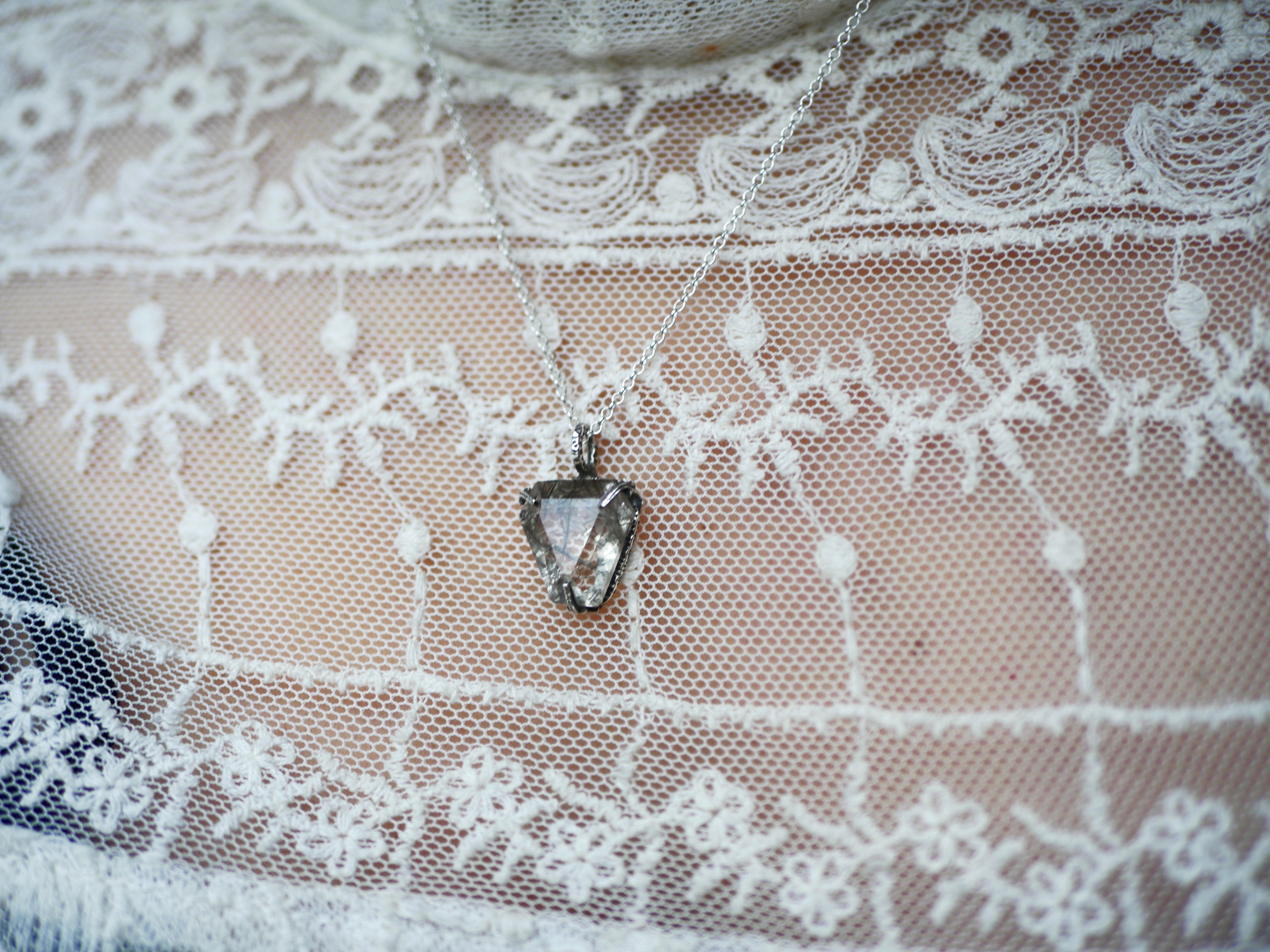 Collier Quartz Rutile - Argent 925