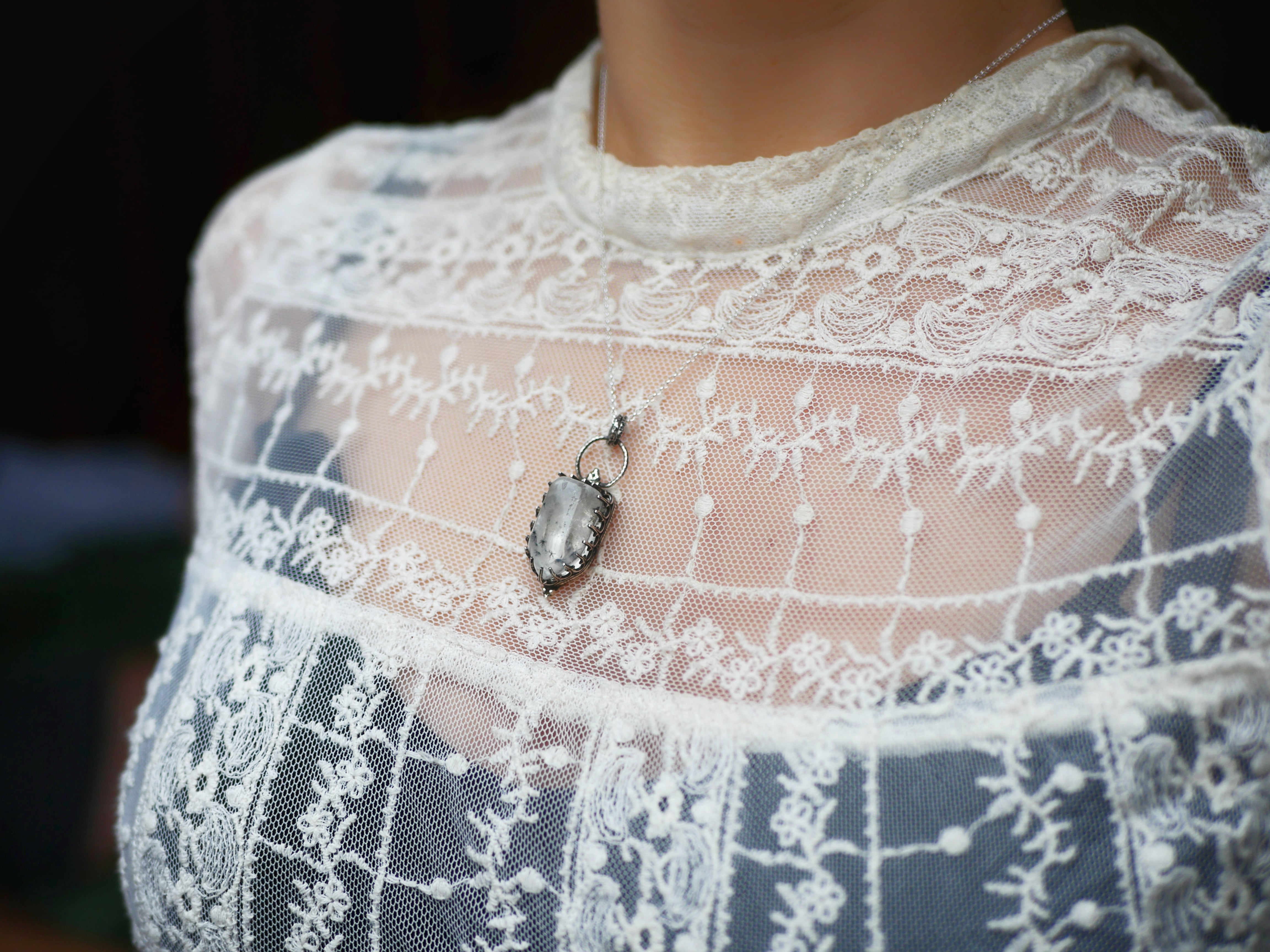 Collier Quartz Hollandite - Argent 925