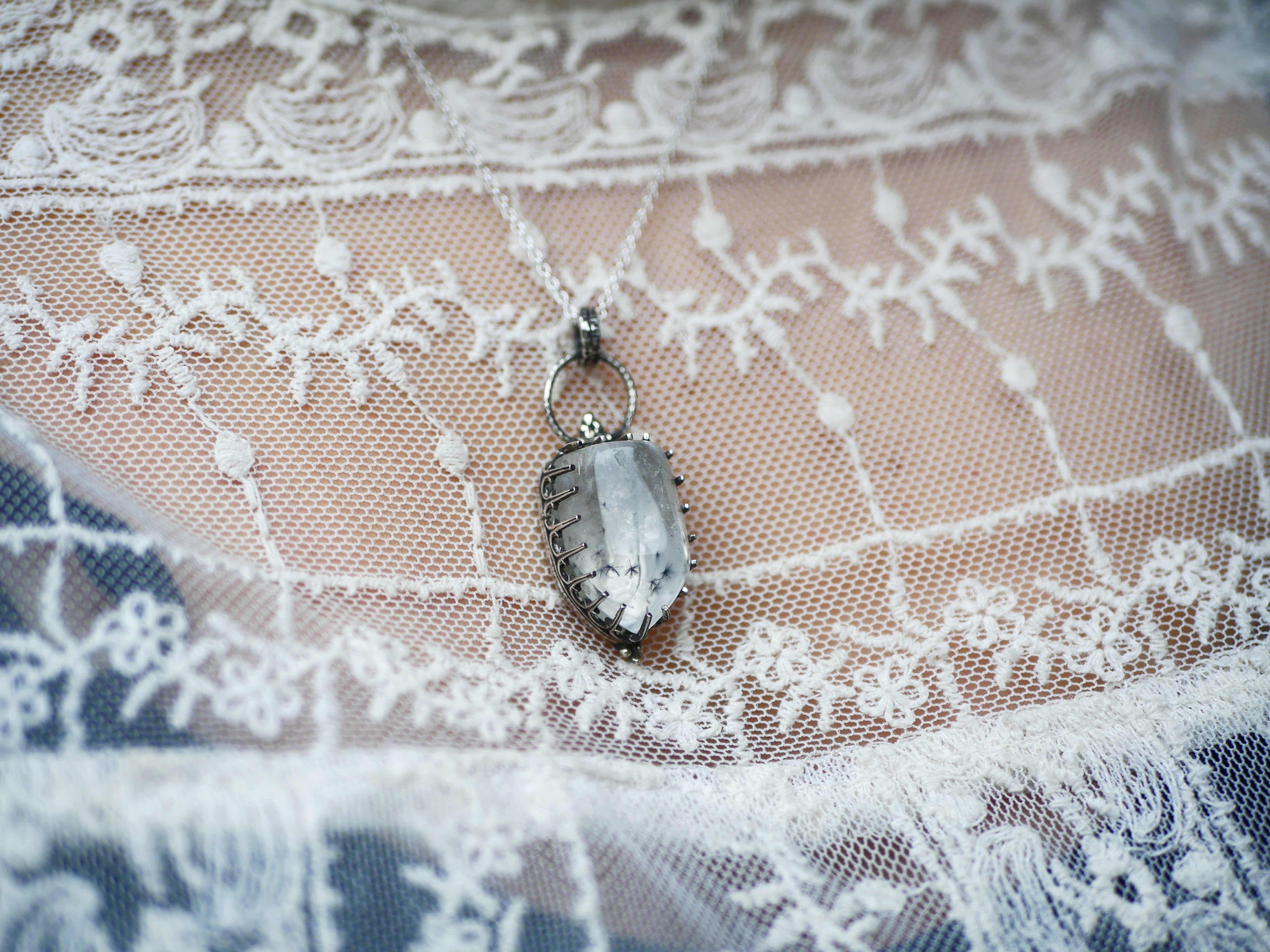 Collier Quartz Hollandite - Argent 925