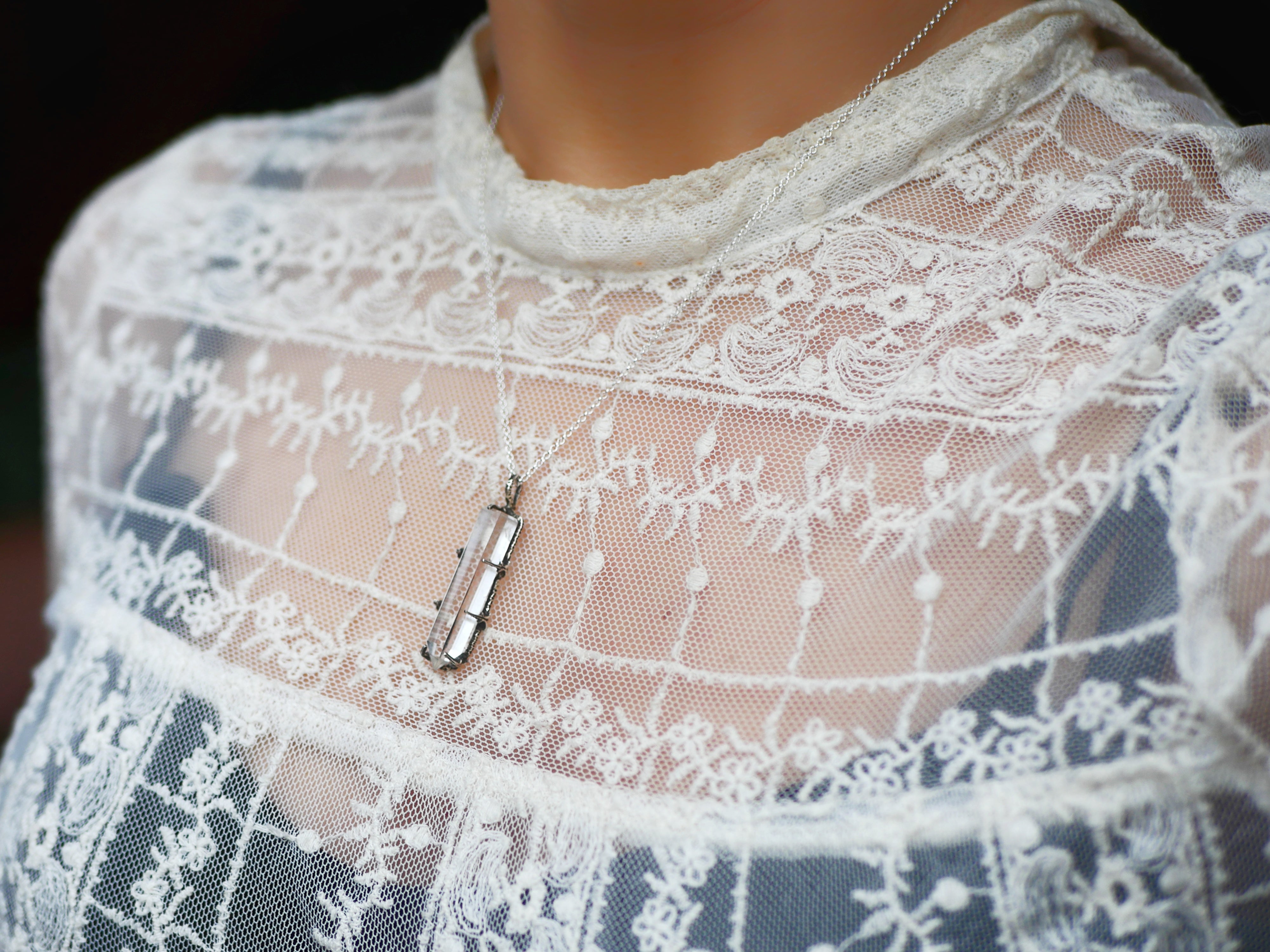 Collier Quartz - Argent 925