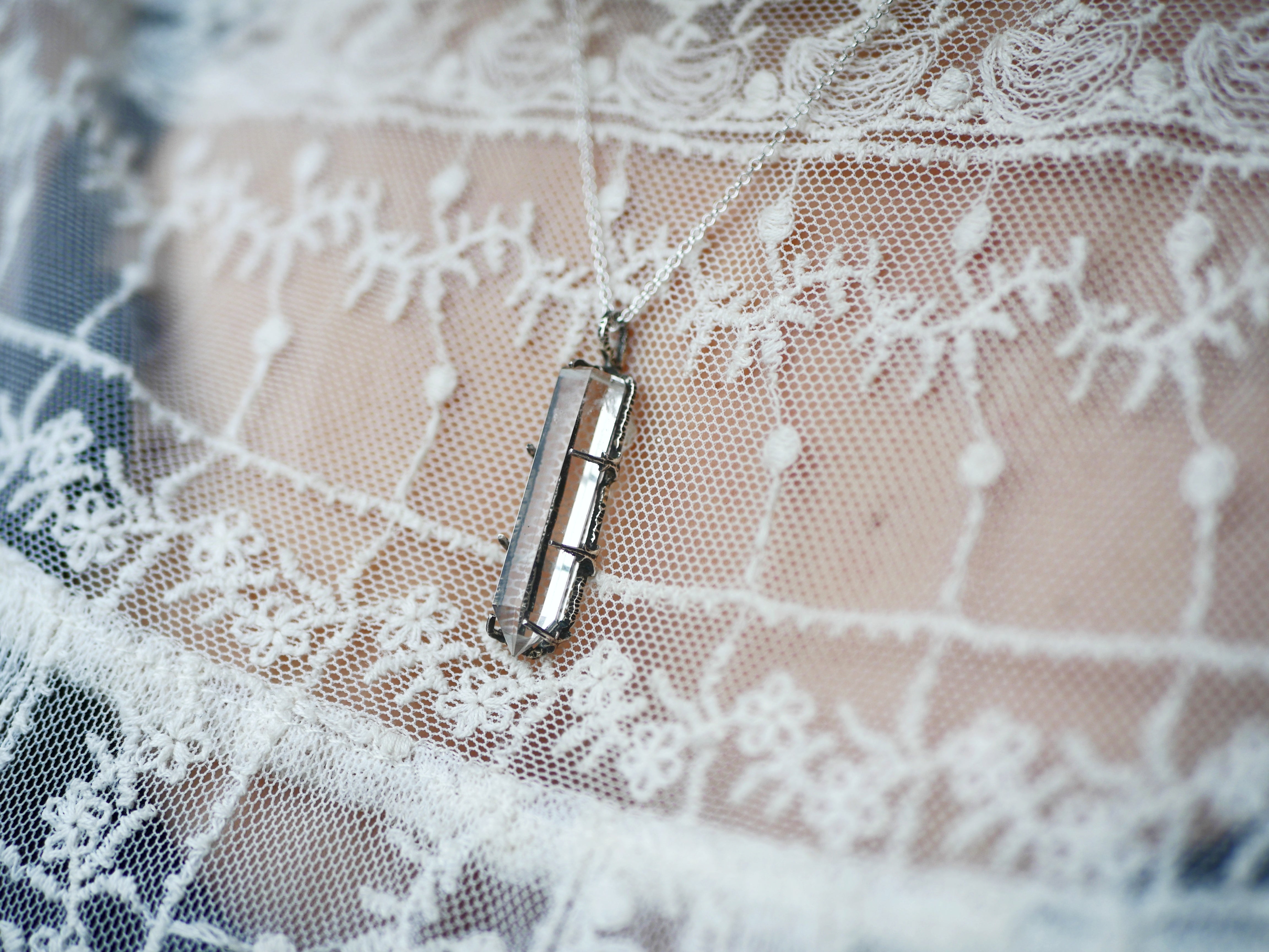 Collier Quartz - Argent 925