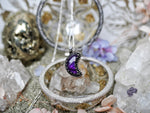 Charger l'image dans la galerie, Collier Céleste Lune Améthyste - Argent 925
