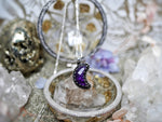 Charger l'image dans la galerie, Collier Céleste Lune Améthyste - Argent 925
