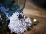 Charger l'image dans la galerie, Collier Pointe de Quartz Rutile &amp; Feuille IV - Argent 925

