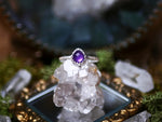 Charger l'image dans la galerie, Bague fine réglable Améthyste - Argent 925
