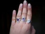 Charger l'image dans la galerie, Bague fine réglable Fluorine III - Argent 925
