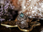 Charger l'image dans la galerie, Bague Art Nouveau Pt. II - Kyanite verte &amp; Argent 925
