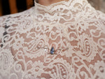 Charger l'image dans la galerie, Collier Art Nouveau Pt. II - Kyanite teal &amp; Argent 925
