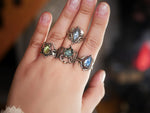 Charger l'image dans la galerie, Bague Art Nouveau Pt. II - Péridot &amp; Argent 925
