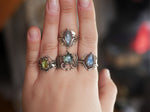 Charger l'image dans la galerie, Bague Art Nouveau Pt. II - Péridot &amp; Argent 925

