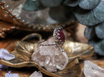 Charger l'image dans la galerie, Bague Lune - Verre Rouge I - Argent 925
