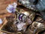 Charger l'image dans la galerie, Bague Lune - Fluorine - Argent 925
