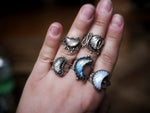 Charger l'image dans la galerie, Bague Lune - Prasiolite - Argent 925

