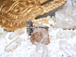 Charger l'image dans la galerie, Bague Éclats des Abysses - Quartz Fluorine - Argent 925
