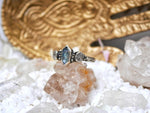 Charger l'image dans la galerie, Bague Éclats des Abysses - Kyanite &amp; Diamants d'Herkimer - Argent 925
