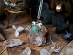 Charger l'image dans la galerie, Amulette Khepri III - Aventurine - Argent 925
