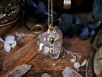 Charger l'image dans la galerie, Amulette Croix de Ankh - Émeraude - Vermeil
