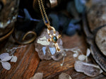 Charger l'image dans la galerie, Amulette Croix de Ankh - Émeraude - Vermeil
