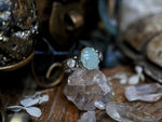 Charger l'image dans la galerie, Bague Khepri VII -  Calcédoine &amp; Zircons - Argent 925
